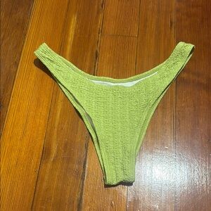 SHEIN Textured Green Bikini Bottom
